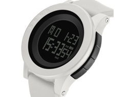 Reloj Deportivo Al Aire Libre Multifunción Luminoso Con Correa De Plástico Pu (blanco)