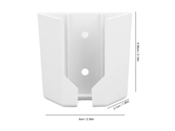 Suporte Para Adaptador Ethernet Laxiscreed Com Gestão De Cabos E Design Compacto