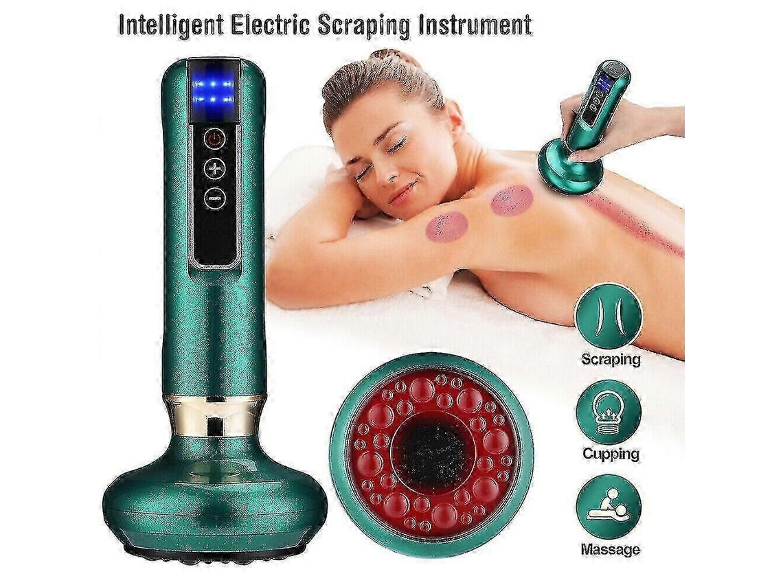 Terapia De Ventosaterapia Elétrica, Massageador De Raspagem, Pescoço, Costas, Corpo, Máquina Gua Sha Xmo