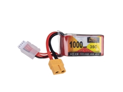 Bateria Zop Power 11,1 V 1000 Mah 35c 3s Lipo Xt60 Plug Para Drone Rc