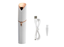 2026 depiladora Facial Portátil para Mulher na Forma de Batom, Recarregável Usb, Depiladora Corporal Branca