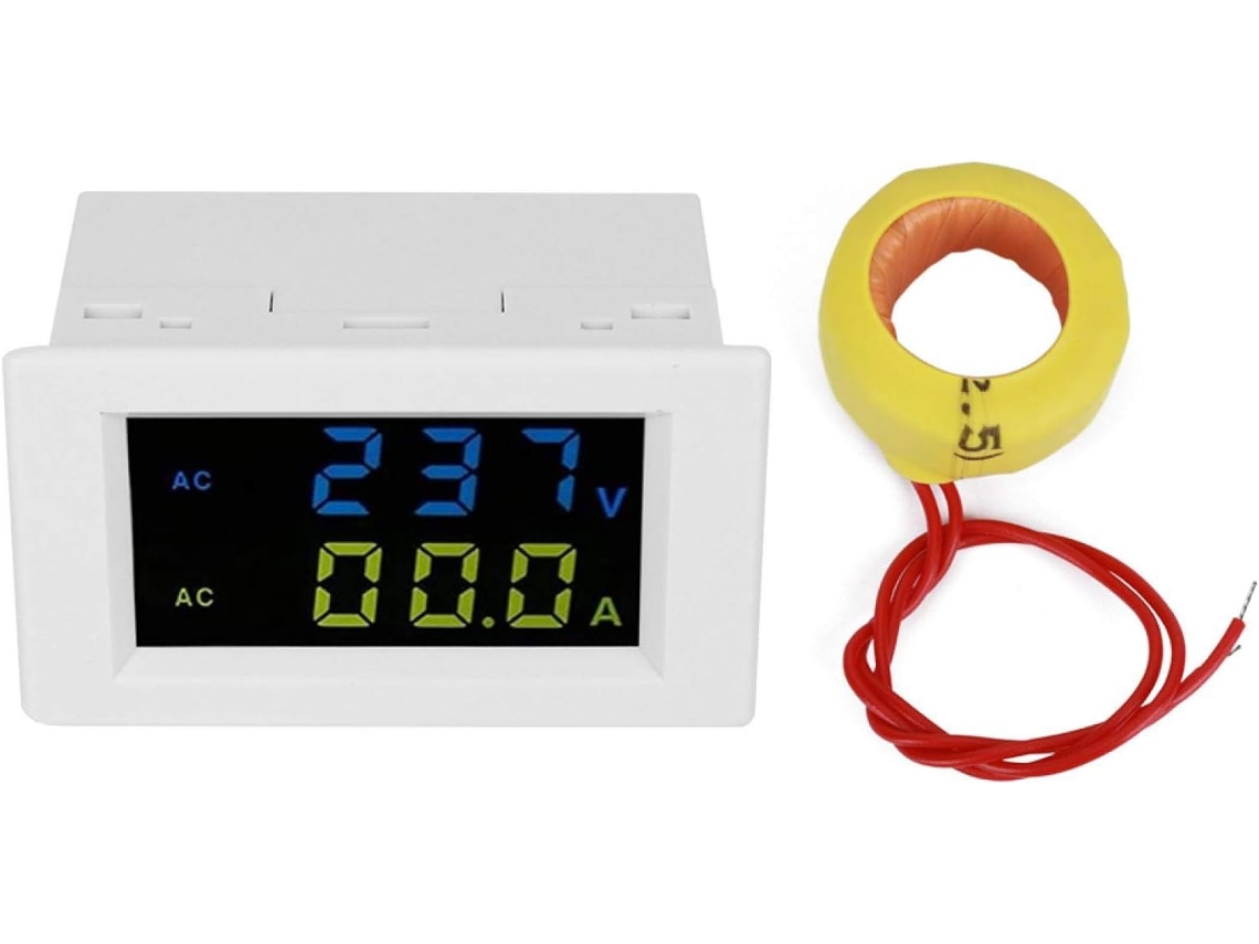 Voltímetro Digital Com Display, Amperímetro Digital, Equipamento De Medição