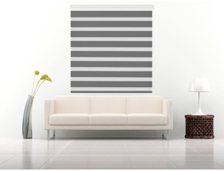 Estore de Rolo ESTORALIS Sansa (145 x 175 cm - Poliéster - Cinzento)