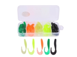25pcs Iscas de Borracha Macia para Pesca T0053