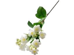 Buquê de Jasmim Artificial Feito Tecido Leve com Flores Artificiais Brancas para Decoração Elegante CHABERLU