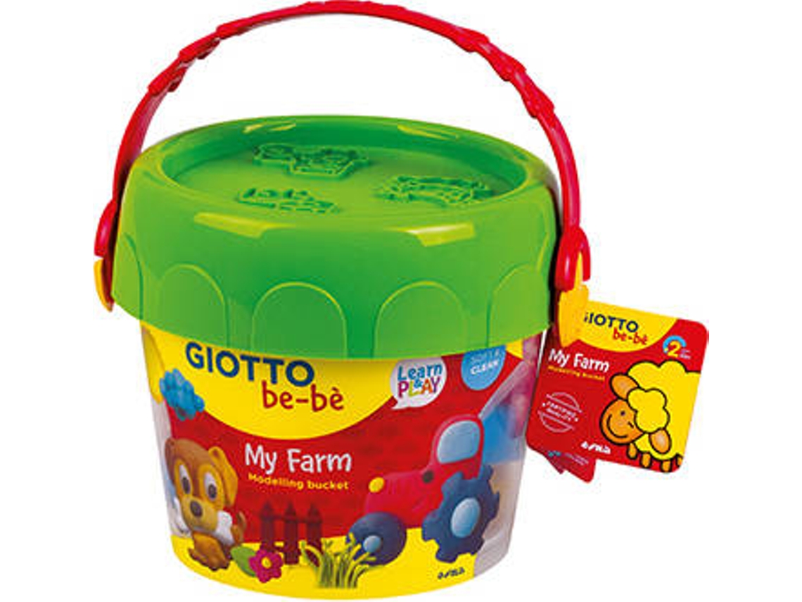 Pasta de Modelar GIOTTO Conjunto Be-Be Balde Farm
