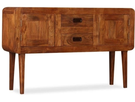 Aparador  Madeira maciça acabamento em sheesham (120x30x75 cm)