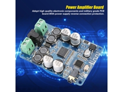 Laxiscreed Amplificador De Áudio Bluetooth Com Aux Para Som De Alta Qualidade E Compatível Com Bluetooth V2.1