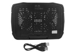 Aetheria base Resfriadora para Notebook Nuoxi H9 com 6 Ventiladores de Bobina de Cobre 2400 Rpm e Design Antiderrapante