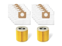 Conjunto De Acessórios Para Aspirador De Pó Com Filtro E Saco Para Pó - Filtros E Sacos Para Aspirador De Pó, Para Karcher Wd2 Plus Wd3 Wd3p Wd_ptg