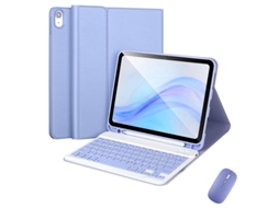 Lurelia Capa Com Teclado Bluetooth Para Ipad 11 10.9 2022 Com Suporte Para Caneta Com Rato