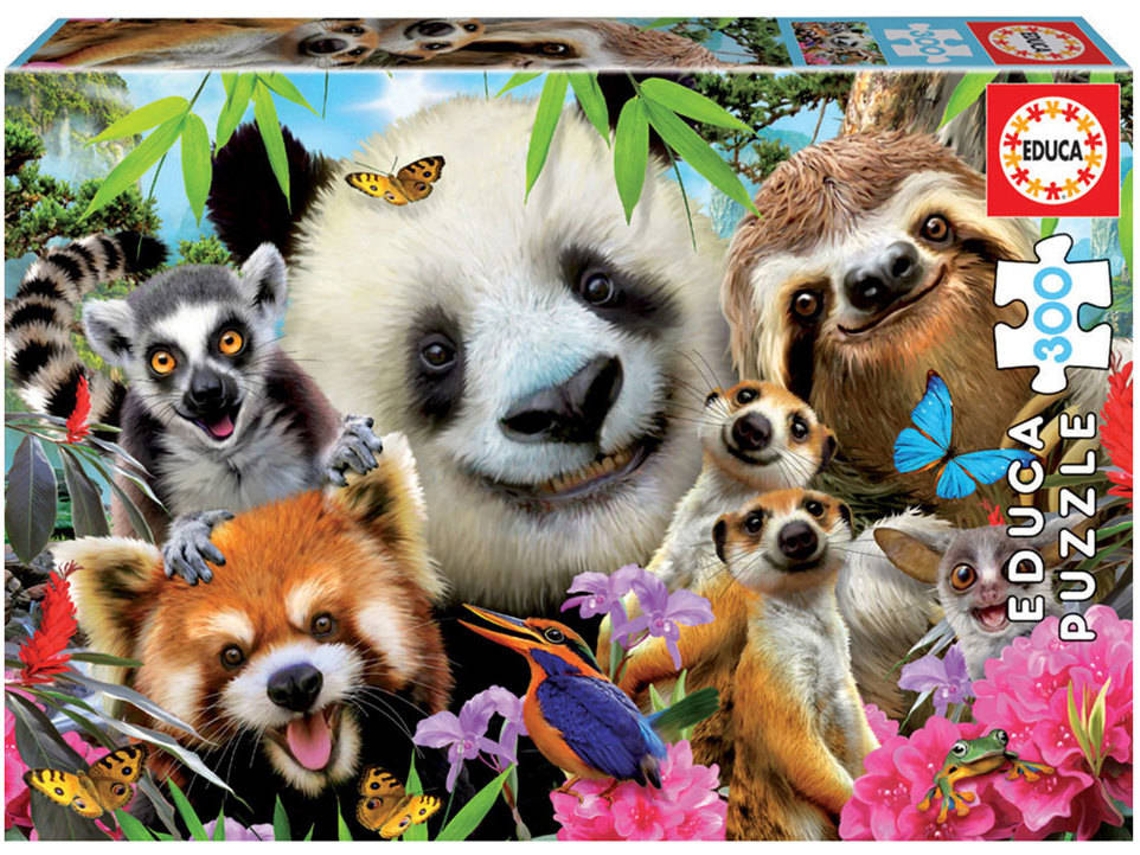 Puzzle EDUCA Junior 300 A Selfie (Idade Mínima: 6 Anos - 300 Peças)
