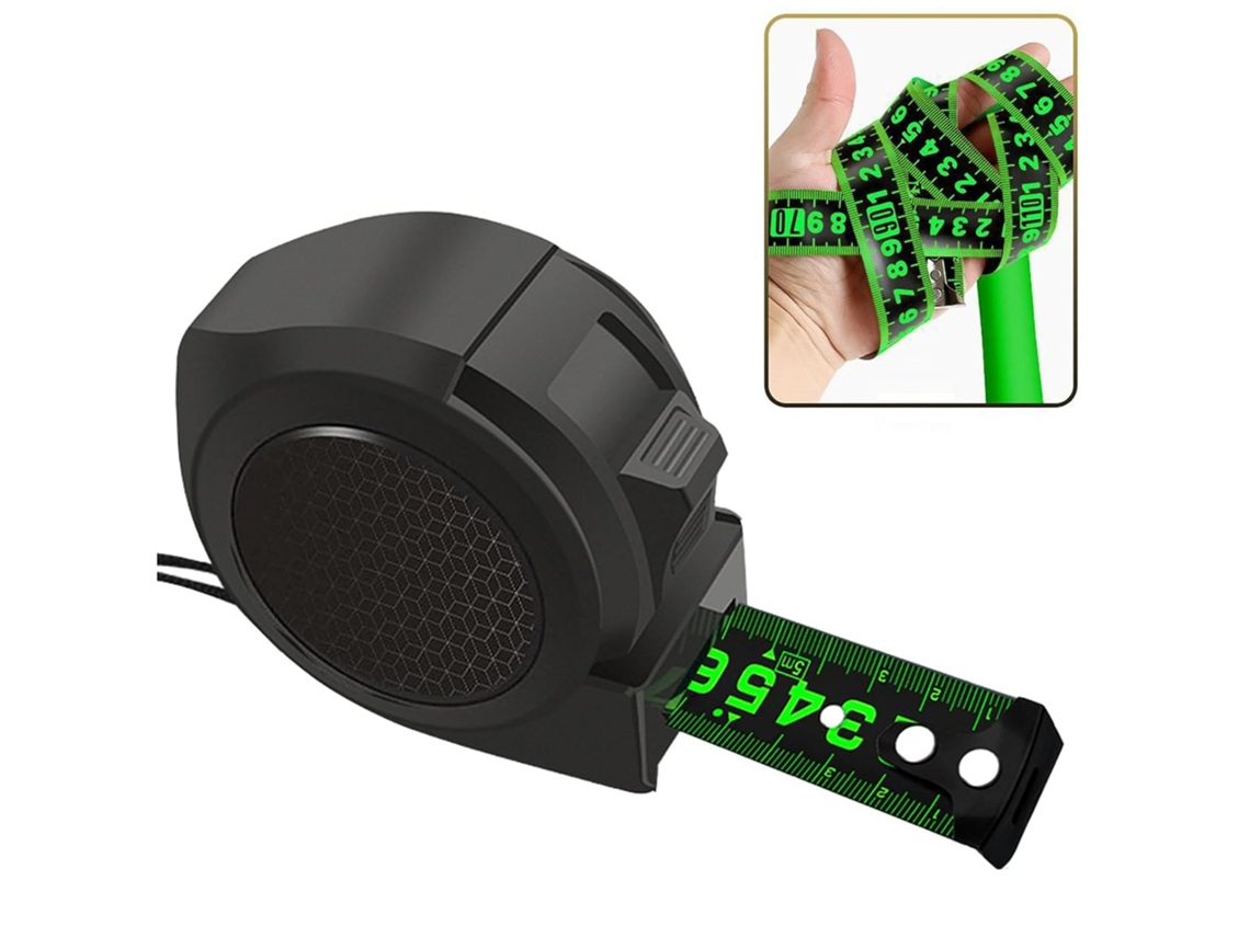 Fita Métrica De Aço Fluorescente, Fita Métrica De Precisão Fluorescente Para Noites Escuras, Resistente À Abrasão, Controle De Re Aquaforge