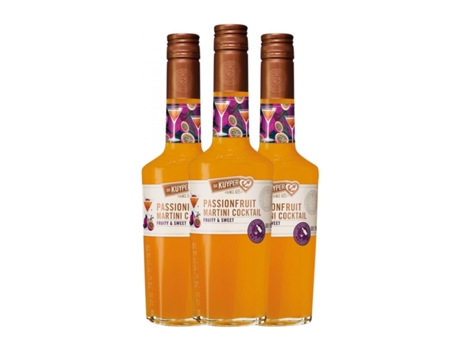 Licores DE KUYPER Passionfruit Martini Pornstar Cocktail Garrafa Medium (0.5 L - 3 Unidades)