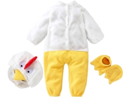 Roupa De Galinho Bebê, Fantasia De Galo Bebê Macacão De Pelúcia De Manga Comprida Com Chapéu De An Vayotoy