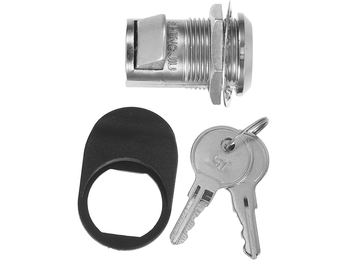 Fechadura De Pressão Com Cabeça Redonda E Chave Tubular Para Armários