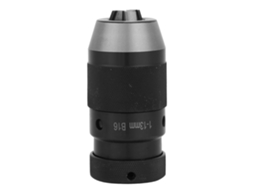 Mandril De Furadeira Sem Chave De Aço Carbono Com Arbor B16 Centro Giratório (heavy Duty)