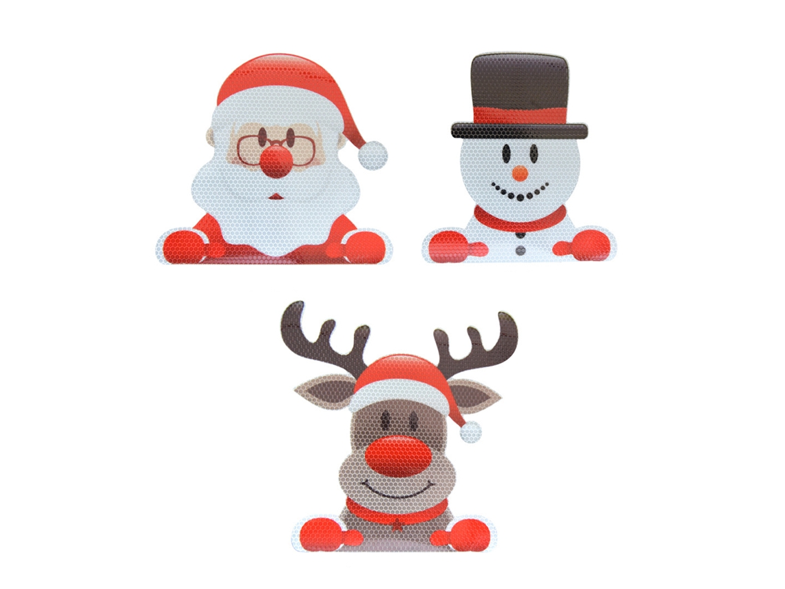 Decoração de Carro com Luz Santa Claus LAXISCREED