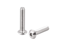 Cabeça Sextavada Interna Parafusa M4x20mm Com Rodada Em Aço