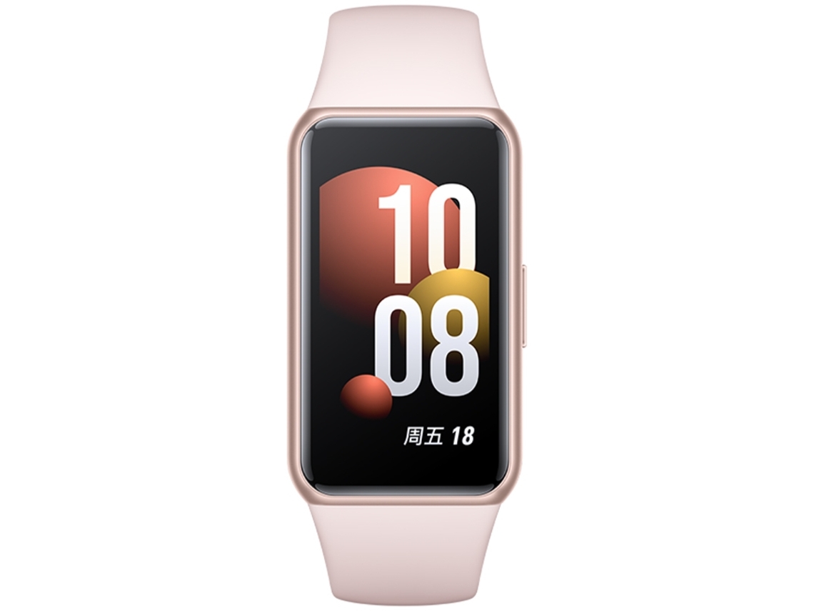 Honor Band 7, tela AMOLED de 1,47 polegadas, suporte para frequência cardíaca/oxigênio no sangue/monitoramento do sono (rosa)