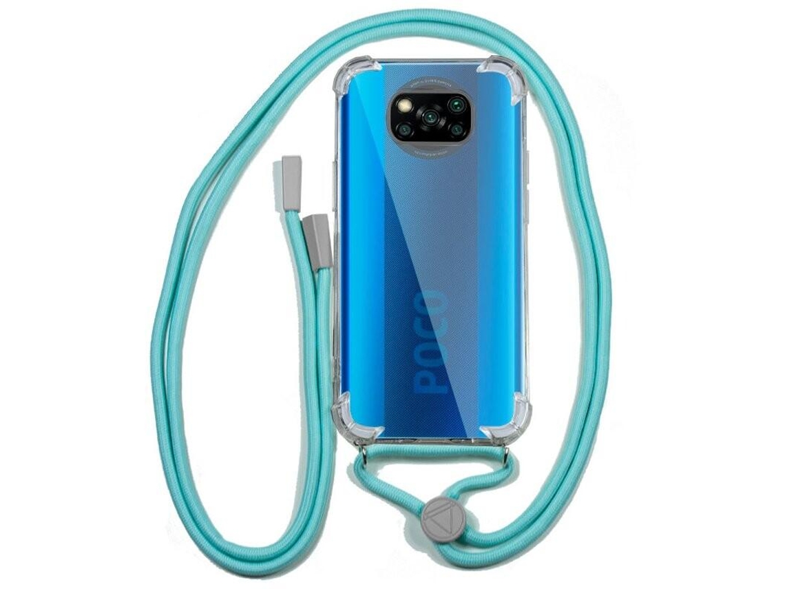 Capa Cool para Xiaomi Pocophone X3 / X3 Pro Cordón Celeste