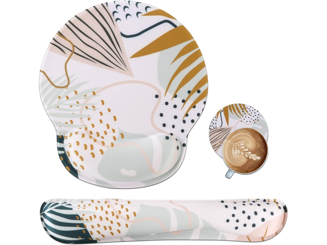 Lurelia Descanso De Pulso Ergonómico Para Teclado E Rato Espuma Confortável