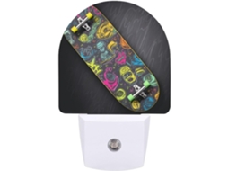 Luminária De Parede Quarto, Banheiro, Corredor, Luz Noturna Led Com Sensor De Quarto, Banheiro, Cozinha