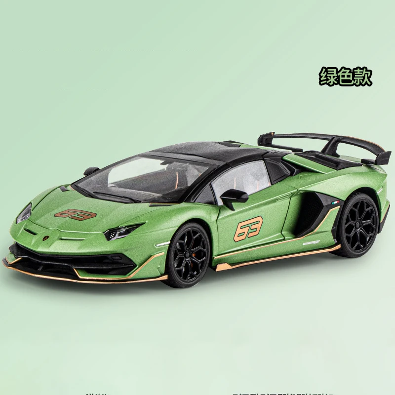 (verde) Miniatura De Carro Em Liga Metálica, Escala 1:18, Com Som E Luz.