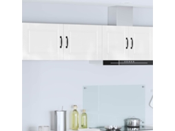 Vidaxl Armário De Parede Porto 2 Unid. Branco Brilhante