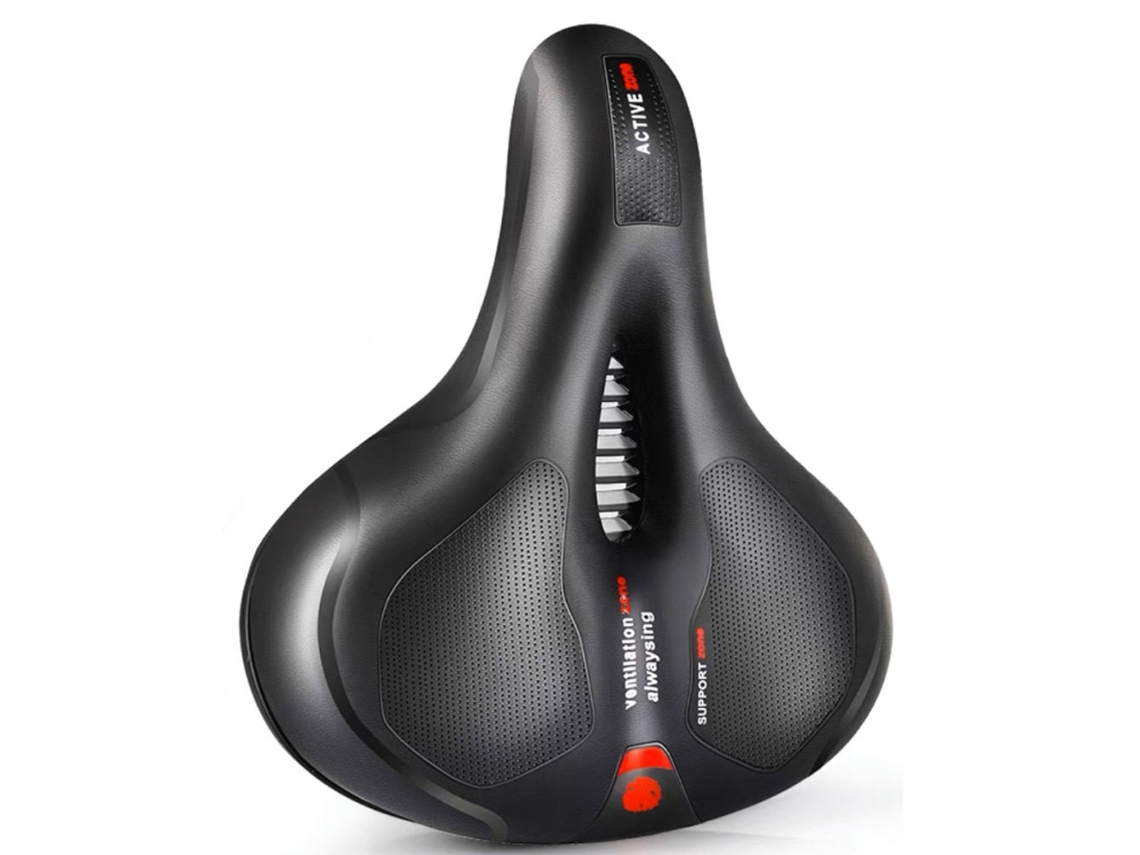 Selim Youngdo, Selim De Bicicleta Em Gel, Largo, Macio, Confortável, Respirável, Absorção De Choque, Selim Ergonômico Com Capa Impermeável