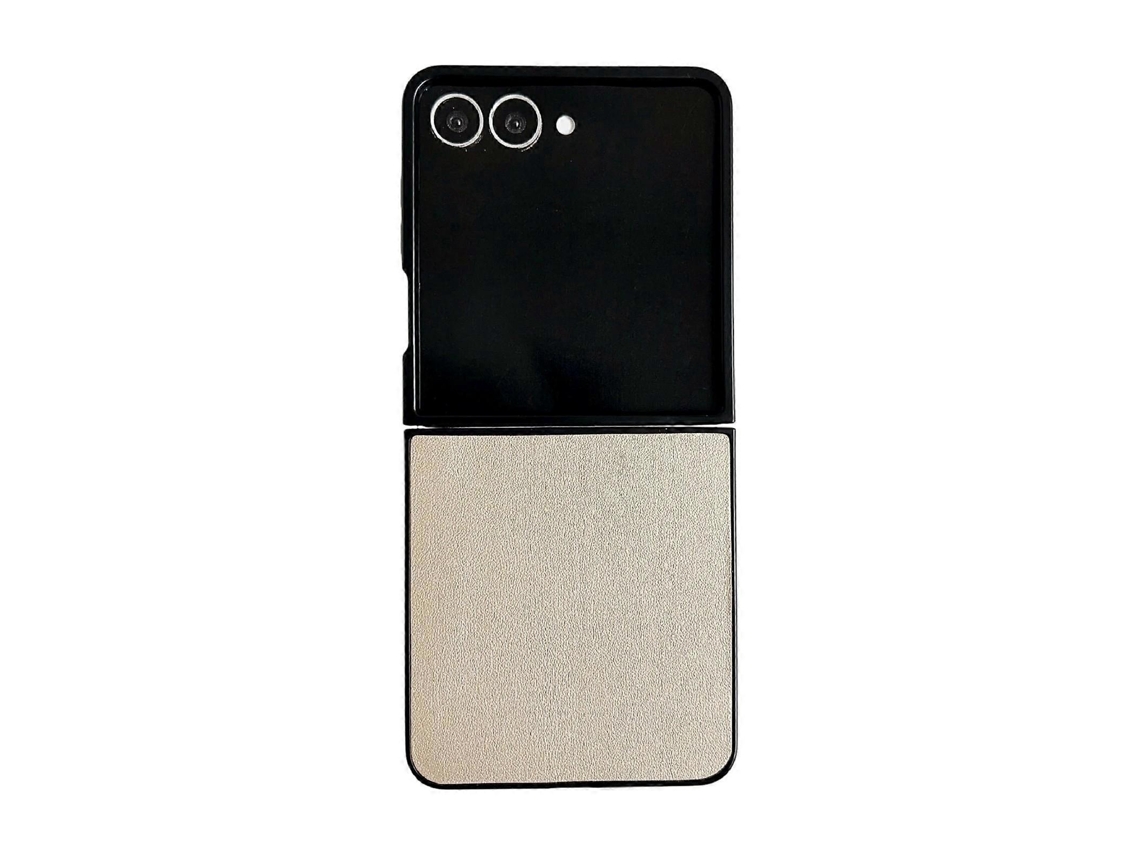 Capa De Celular Com Textura De Couro De Cor Sólida Morandi
