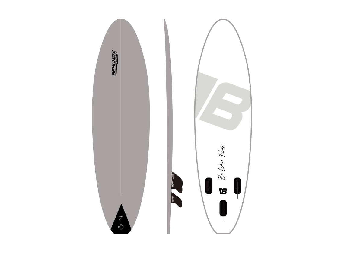 Prancha de surfe Behumax Be Wave Eclipse 7 para iniciantes