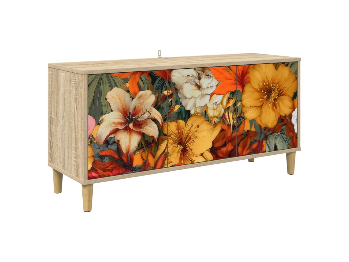 Vidaxl Gabinete Para Tv Gennep 102 X 33 X 50 Cm Sonoma