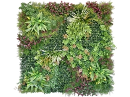 Jardim Vertical GREENWALLS Serena (Polietileno 100x100x2 cm - Multicor)