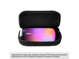 Estojo de Armazenamento para JBL Pulse 5 EOOCOO, à prova de poeira e água