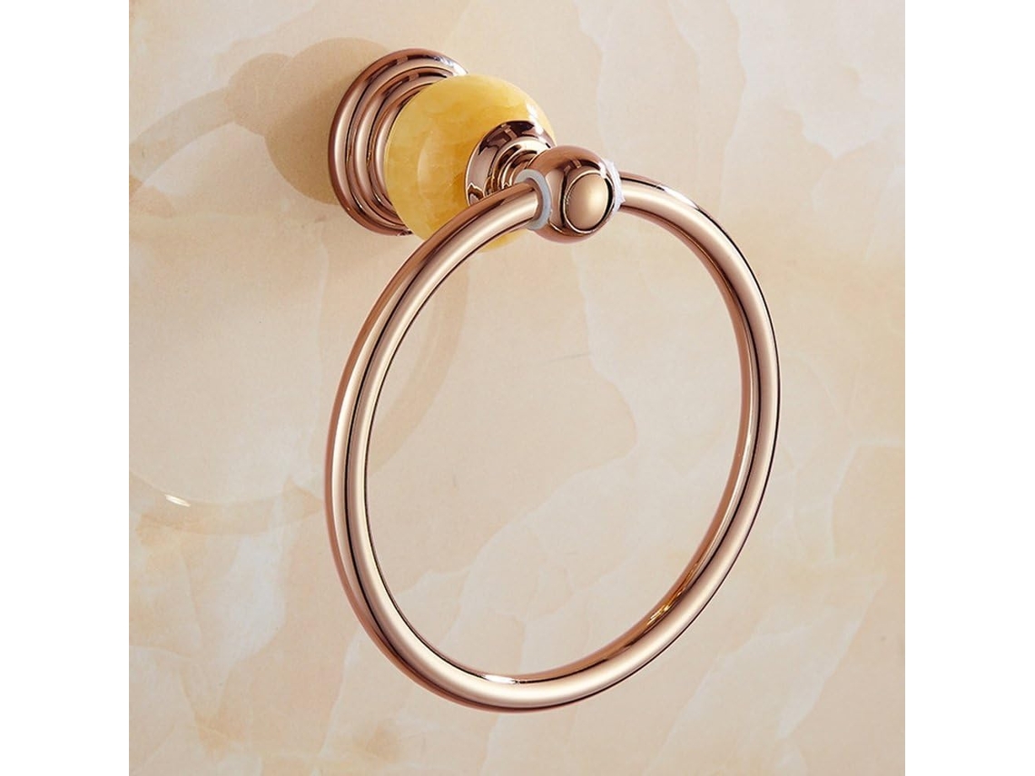 Conjunto De Acessórios Para Banheiro Em Ouro Rosa, Com Barra De Toalha Moderna Em Aço Inoxidável, Argola Para Toalha