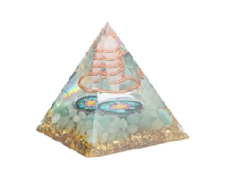 Pirâmide Orgonite LAXISCREED 6cm Energia Positiva