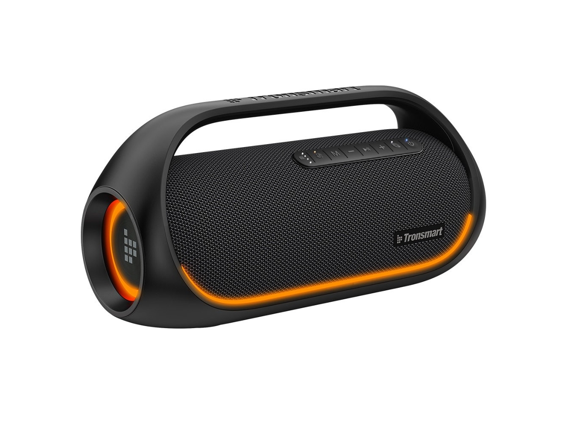 TRONSMART Bang Caixa de Som Bluetooth 60W Exterior com Bluetooth 5.3/Baixo Pesado/Controle de Aplicativos/Alça Portátil/Para Festa/ Acampamento