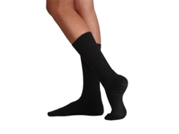 Meias De Compressão Silky Dance Femininas/senhoras Com Aderência E Giro, Tamanho 1 U, Pretas(cjy Black En, Us)