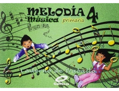 Livro Caderno Música 4ºprimaria. Melodía de Vários Autores