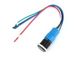 Laxiscreed Interruptor De Botão De 5 Pinos Com Luz Indicadora Vermelha 12v, Auto-reinicializável