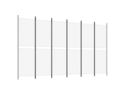 Room Divider, Room Dividers Vidaxl Branco Tecido (300 X 180 Cm)