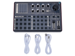 Placa De Som Para Mistura Dj E Efeitos De Voz