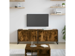 Vidaxl Gabinete para Tv Carvalho Fumê 140 X 36 X 49.5 Cm