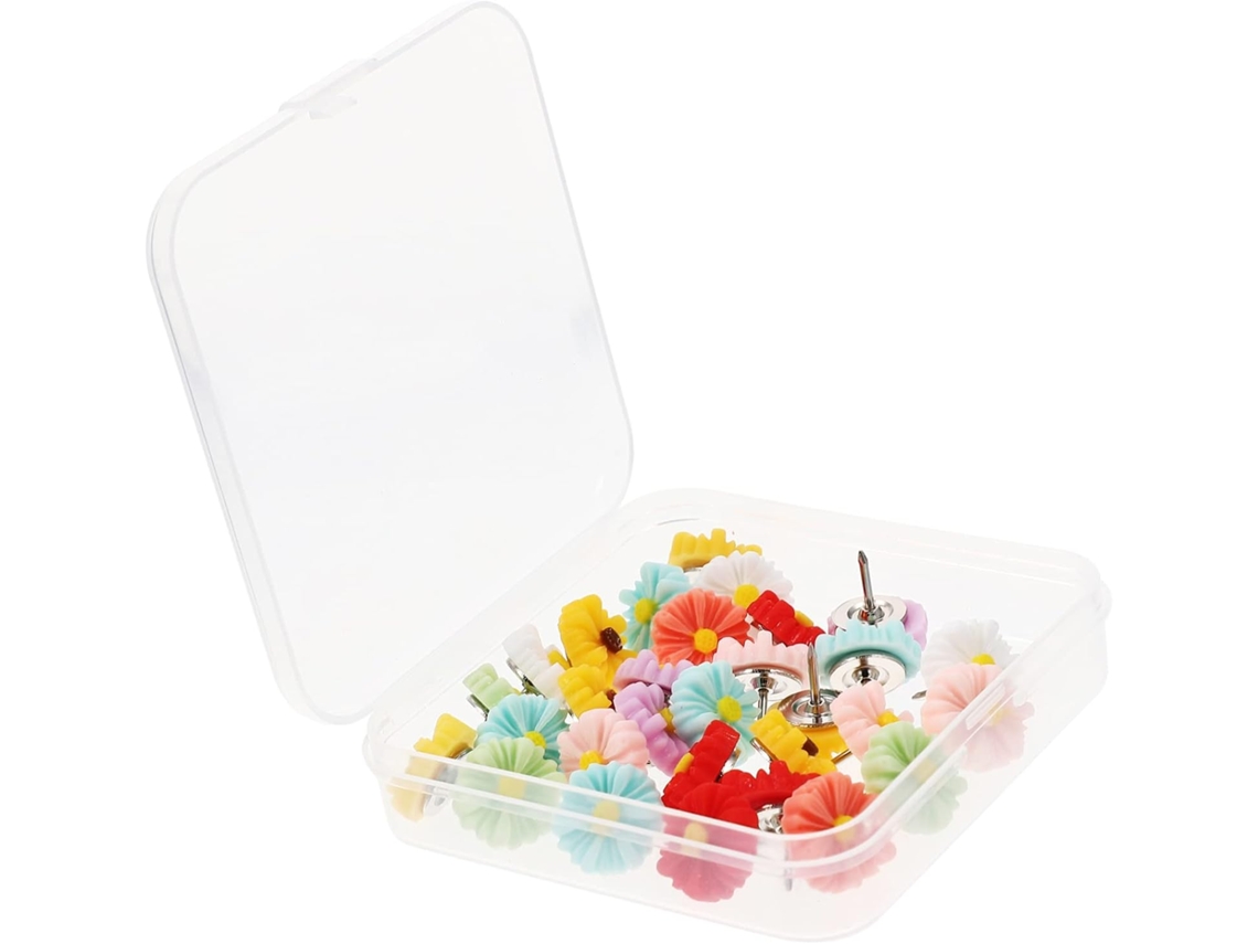 Conjunto De 120 Peças Acessórios Criativos Para Casa Em Formato Flor,