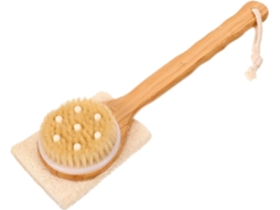 Escova De Banho Manual Frcolor, Esponja Bucha Esfoliante Com Cabo Longo Para O Corpo