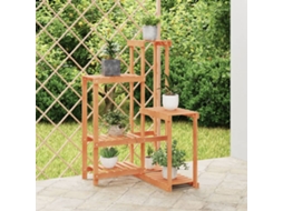 Vidaxl Suporte De Plantas 62,5x61,5x101,5 Cm Madeira De Abeto Maciça