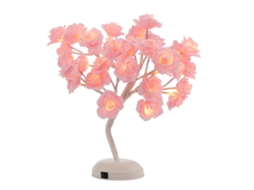 Luz de Árvore de Rosas para Decoração Jantar de Dia Dos Namorados Luz Noturna para Quarto e Sala LAXISCREED