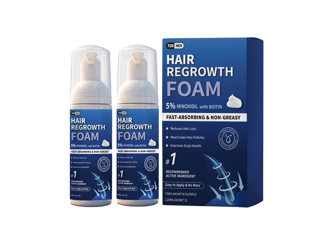 Espuma Aumenta Volume Cabelo Masculino
