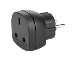 Laxiscreed Adaptador De Tomada De Corrente Uk Para Eu Para Viagens